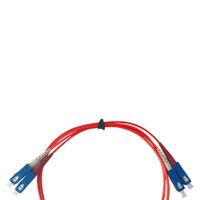 AJW(A.J.WORLD) Fiber Patch Cable(50/125) Multi-Mode Duplex SC to SC (3 Meter, Orange OM1)