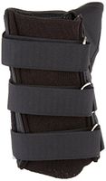 Rolyan Workhard Wrist and Thumb Spica Splint for Left Wrist, Quality Durable Leather Thumb & Wrist Support with Padded Lining for Tendonitis, Inflammation, Carpal Tunnel, Tendinitis, X-Small