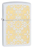 Zippo Classical Curve Pocket Lighter, White Matte