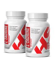 Brain and Memory Supplements - L-Taurine 500MG - L Taurine 500mg - 2 Bottle (200 Capsules)