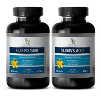 antioxidant Free Radical Formula - ST. John's Wort Extract 465 Mg - Immune Support Supplement - 2 Bottles (120 Capsules)