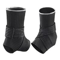 A Pair Adults Neoprene Ankle Braces Compression Sleeve Adjustable Sports Foot Tendon Support Stabilizer Wrap Straps Protector Guard for Injury Prevention & Protection for Sprains,Sore,Arthritic Ankles