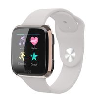 iCoold Watch Band Compatible for Fitbit Watch Band Design for Fitbit Versa/Fitbit Versa 2 / Fitbit Versa Lite Edition,Soft Silicone Sport Strap Replacement Bands Small/Large