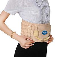 Decompression Back Belt & Lumbar Traction Device & Back Brace Back Pain Lower Lumbar Support Beige