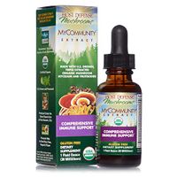 Host Defense, MyCommunity Extract, Advanced Immune Support, Mushroom Supplement with Lion’s Mane, Reishi, Vegan, Organic, Gluten Free, 1 oz (30 Servings)