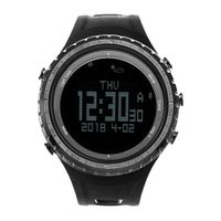 SunRoad FR803 Outdoor Digital Smart Men Sports Watch-5TM Waterproof Outdoor Altimeter Compass EL Backlight Pedometer Watches for Android 4.0 and Apple iOS 7.0