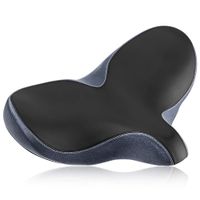 YLG Oversized Comfort Bike Seat Comfortable Replacement Bike Saddle Memory Foam Soft Bike Saddle Waterproof Universal Fit Bicycle Seat for Women Men