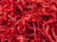 4oz Bag Scarlet RED Gift Basket Shred Shredded Tissue Paper Filler Display Bedding nfLG -31