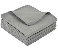 VIVOTE Microfiber Cleaning Cloths - 4 Pack 16Inch x 16Inch Window Glass Clean Stainless Steel Polishing Household Wipes And Cloths