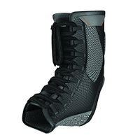 Compression Ankle Brace - Shock Doctor 849 Ultra Gel Lace Up Ankle Support - Black, Small - Includes 1 Brace