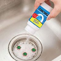 Strong Effective Quick Foaming Toilet Bubble Cleaner by TUU, Disposable Magic Automatic Flush Bathroom Cleaner, Deep Cleaning Active, Effective Wash Cleaners for Toilet and Kitchen (80ML)