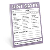 Knock Knock 12092  Nifty Note Pad, Just Sayin'