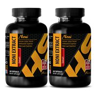 Blood Pressure Support - NONI Extract - Morinda citrifolia Leaves - 2 Bottles 120 Capsules