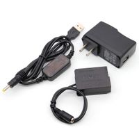 5V USB Adapter Kit + 5V3A Charger + DMW DCC8 BLC12 BLC12E Couplers for Lumix DMC DMC-FZ1000 FZ2000 FZ2500 FZ300 G7 G6 G5 GH2 FZH1 GH2S GX8 G80 G81 G85 