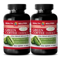 Fat Loss Supplement - Green Coffee Bean Extract - Extra Strength with GCA 800 - Green Coffee Diet - 2 Bottles (120 Capsules)