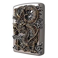 [Zippo] Flying Dragon SI Lighter / Genuine Authentic / Original Packing (6 Flints set Free Gift)