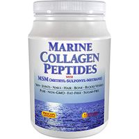 Andrew Lessman Marine Collagen Peptides Powder + MSM 120 Servings - Promotes Radiant Smooth Soft Skin, Comfortable Joints. 100% Pure. Highest Quality Super Soluble No Fishy Flavor No Additives Non-GMO