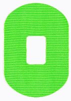 StayPut Adhesive Patch Green - 1.5" x 1" Hole, 30 Pack