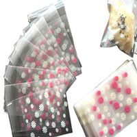 Yunzee 100 Pieces Self Adhesive Treat Bag Cookie Bags, 4x4 inch Small Clear Cello Bags Party Favor Bags Chocolate Candy Gift Bags,yellow,3.94 (+1.18) x3.15inch