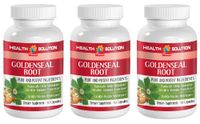 Goldenseal - GOLDENSEAL Root Extract - Improve Skin and Hair Conditions (3 Bottles)