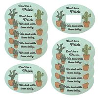 ExpressionMed - Adhesive Patch for Dexcom G5 (10-Pack) - Pre-Cut, Waterproof, Non-Fraying CGM Tape (Cactus)