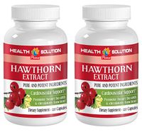 Garlic Supplement - Hawthorn Extract - Strengthen The Immune System (2 Bottles)