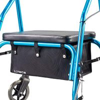 LLYWCM Extra Large Walker Underseat Bag - Under Seat Rollator Bag Tote for Wheel Rollator or Rolling Walker - Rollator Walker Accessories & Wheelchair Medical Storage