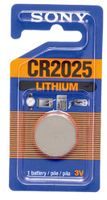 Sony CR2025 Lithium Coin Battery (1 Battery)