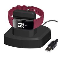 Aresh Compatible with Fitbit Inspire HR Charger, with 3(ft) USB Cable Charger Stand Dock Station for Fitbit Inspire HR/Fitbit Inspire Fitness Tracker