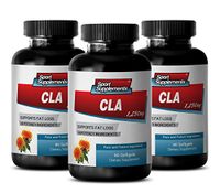 Fat Burner for Stomach for Women - CLA 1250 MG - CONJUGATED LINOLEIC ACIDS - Weight Loss and Fat Burner - Fatty ACIDS - cla for Women - 3 Bottles (270 Softgels)