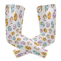 Mini Owl Gifts Colorful Unisex Arm Sleeve,UV Protection Arm Compression Sleeve, Skin Protection Sport Arm Cooler Sleeve for Running Hiking Jogging Motorcycling Climbing Camping