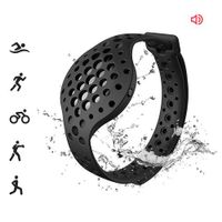 3D Fitness Tracker & Real Time Audio Coach, Moov Now:Swimming Running Water Resistant Activity Calories Tracker with Sleep Monitor, Bluetooth Smart Wristband for Android and iOS, Stealth Black
