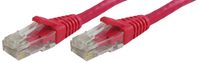 Lynn Electronics OLG10ARDR-005 Optilink CAT5E 5-Feet Patch Cord, Red, 3-Pack