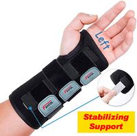 Wrist Brace for Carpal Tunnel, Adjustable Wrist Support Brace with Splints Left Hand, Large/X-Large, Arm Compression Hand Support for Injuries, Wrist Pain, Sprain, Sports