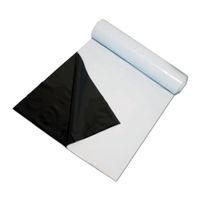 Earth Start Panda Film 10' x 50', Black White Poly