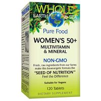 Whole Earth & Sea from Natural Factors, Women's 50+ Multivitamin & Mineral, Vegan, 120 Tablets (60 Servings)