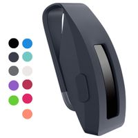 HQzon Compatible Clip Replacement for Fitbit Inspire & Fitbit Inspire HR Fitness Tracker, Made of Soft Comfortable Silicone（Clip-Navy）