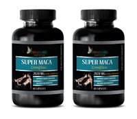 Men Sexual Health Supplements - Super MACA Complex - Improves Sexual Function - Horny Goat Weed Extract Supplement - 2 Bottles 120 Capsules