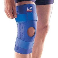 LP Knee Stabilizer with Buckles - Even Compression for Knee Recovery (Unisex; Black), Small