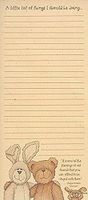 Boyds Winston's World "Winston & Jack Funlovin' Friends" Magnetic List Pad #791314