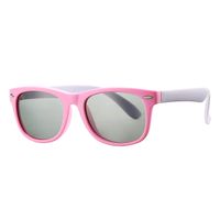 Pro Acme TPEE Rubber Flexible Kids Polarized Sunglasses for Baby and Children Age 3-10 (Pink/Purple)