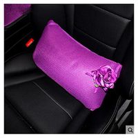 LuckySHD Car Seat Waist Pillow Lower Back Cushion Support - Purple