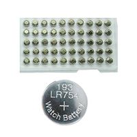 50x SR754SW SR754W 393 AG5 LR48 1.5V Alkaline Button Cell Watch Batterie