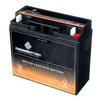12V 20AH Rechargeable Sealed Lead Acid (SLA) - Nut and Bolt Connector - Replaces Jump Starter Battery
