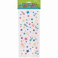 Stars Cellophane Bags, 20ct