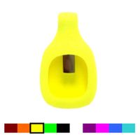 Dunfire Replacement Clip Case for Fitbit Zip, Compatible Accessory Holder Cover, 10 Pure Colors and 8 Colors with White Polka Dots (1PC - Yellow)