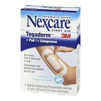 3M Health Care H3584 Absolute Premium Adhesive Pads, Waterproof, 2 3/8" x 4" Size (Pack of 60)