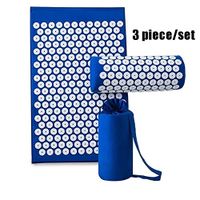 POPOTI Massage Relaxation Mat, Cushion Relieve Acupressure Mat Body Pain Acupuncture Spike Yoga Mat (Blue 2)