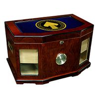 Large Premium Desktop Humidor - Glass Top -US Special Operations Command (SOCOM) DU