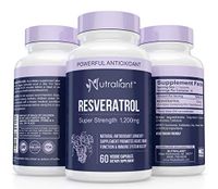 Resveratrol 1200mg Maximum Strength Supplement - Trans Resveratrol Natural Antioxidant to Support Immune, Heart, Weight Loss & Brain Health - Trans-Resveratrol Pills for Anti-Aging 60 Veggie Capsules